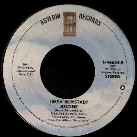 Linda Ronstadt - Justine / Hurt So Bad side A
