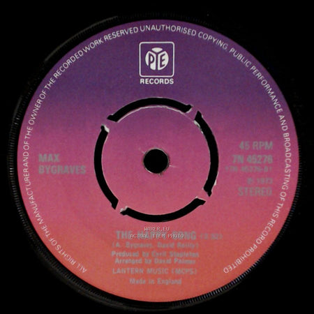 Max Bygraves - Deck Of Cards / The Happy Song side B