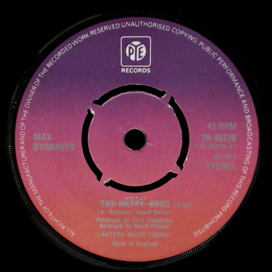 Max Bygraves - Deck Of Cards / The Happy Song side B