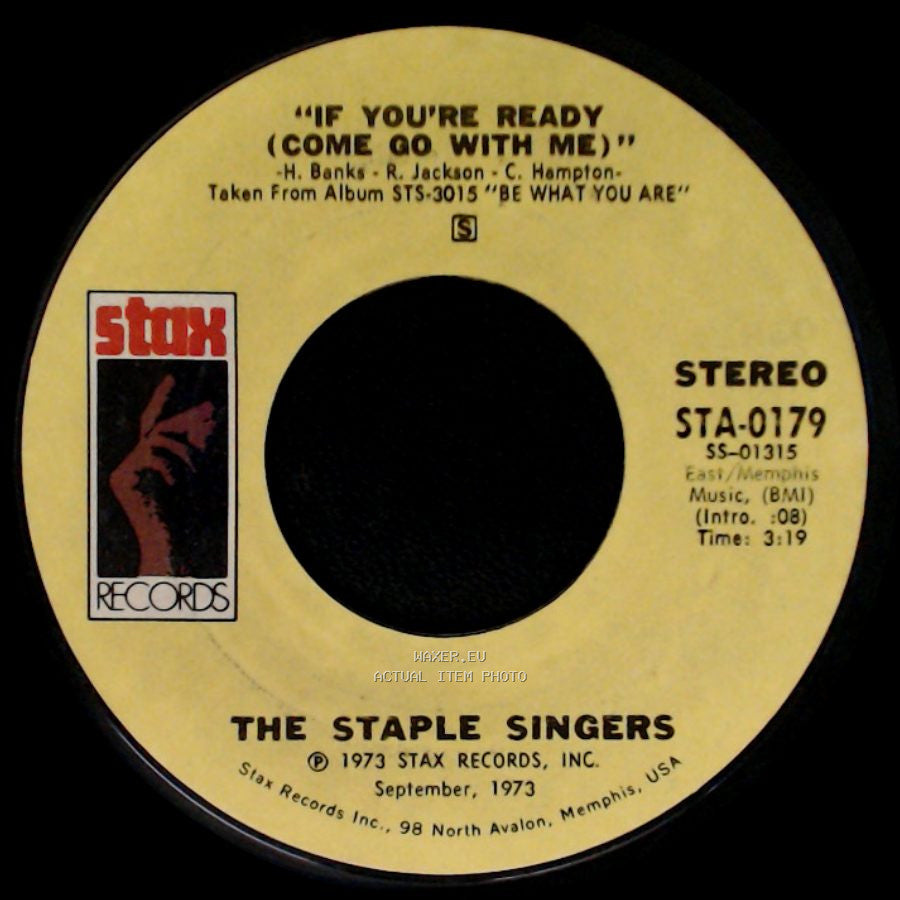 The Staple Singers - Love Comes In All Colors / If You're Ready (Come Go With Me) side B
