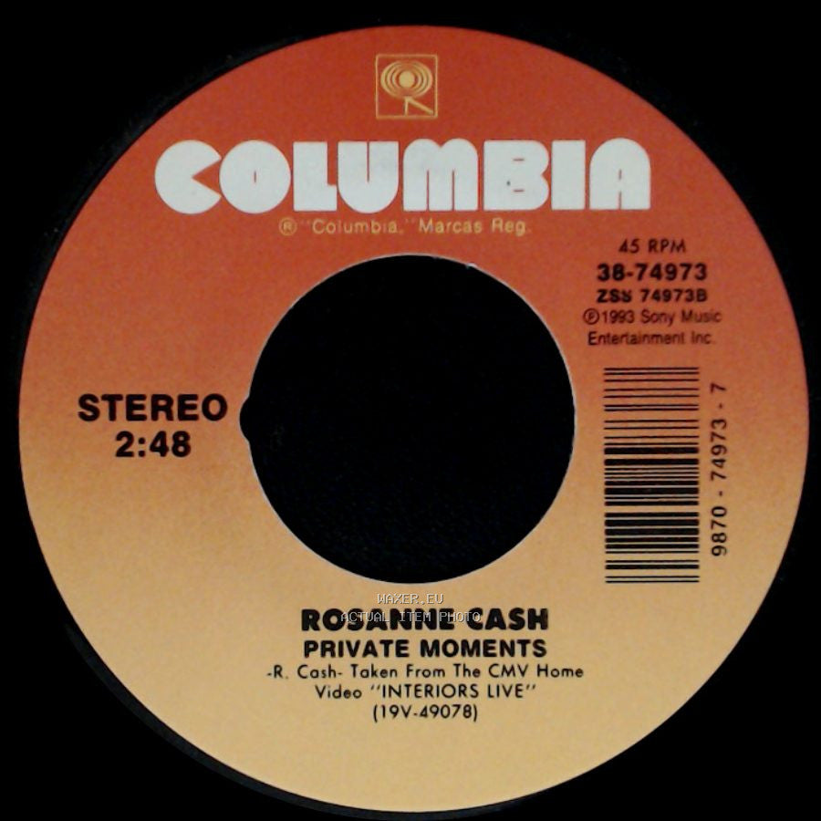 Rosanne Cash - Private Moments / The Wheel side A
