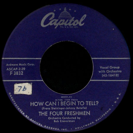 The Four Freshmen - How Can I Begin To Tell? / Granada side A