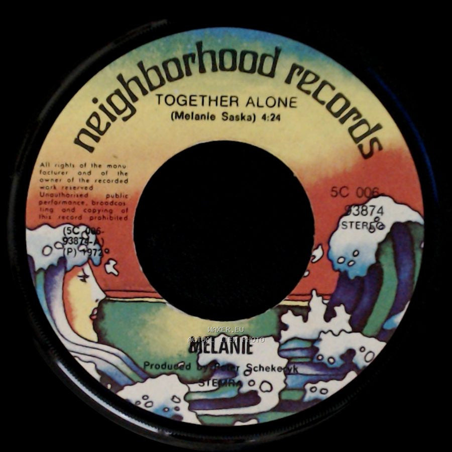 Melanie - Summer Weaving / Together Alone side B