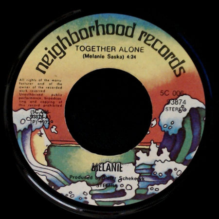 Melanie - Summer Weaving / Together Alone side B