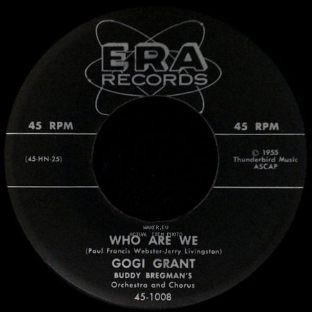 Gogi Grant - Who Are We / We Believe In Love side A