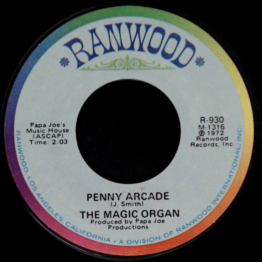 The Magic Organ - Tacky / Penny Arcade side B