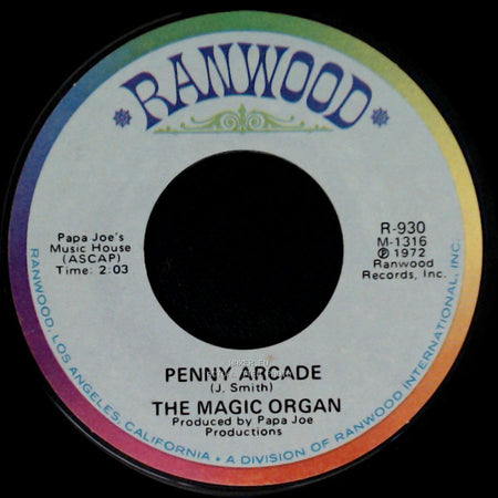 The Magic Organ - Tacky / Penny Arcade side B