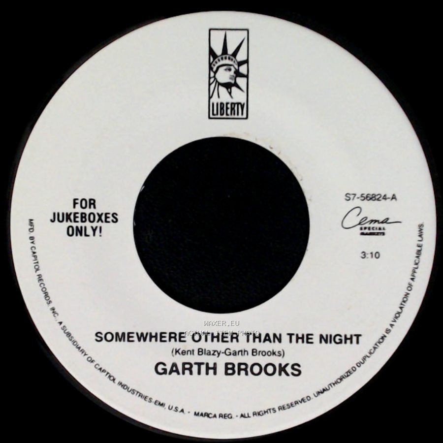 Garth Brooks - Mr. Right / Somewhere Other Than The Night side B