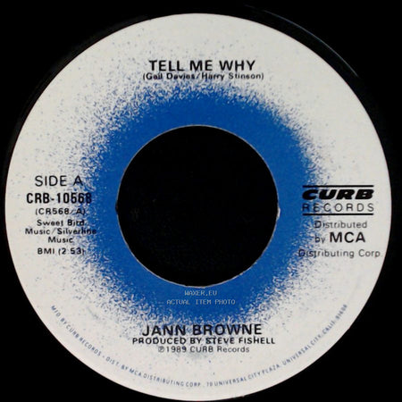 Jann Browne - Tell Me Why / There Ain't No Train side A