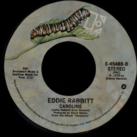 Eddie Rabbitt - You Don't Love Me Anymore / Caroline side B