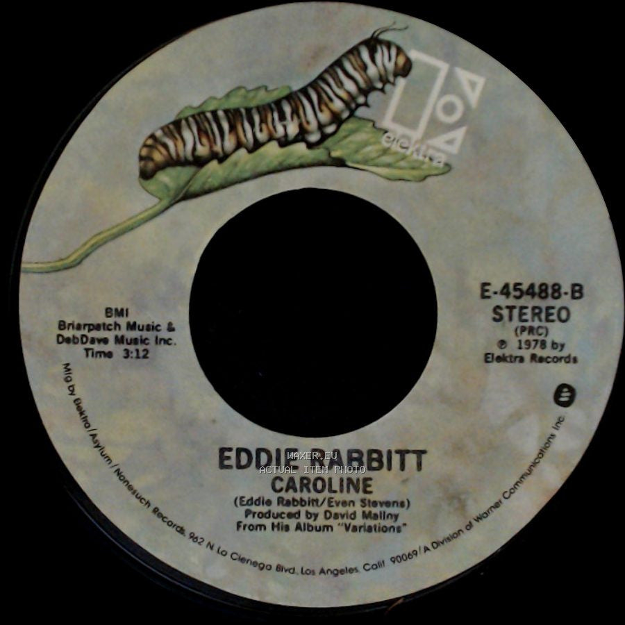 Eddie Rabbitt - You Don't Love Me Anymore / Caroline side B