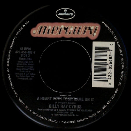 Billy Ray Cyrus - Deja Blue / A Heart With Your Name On It side B