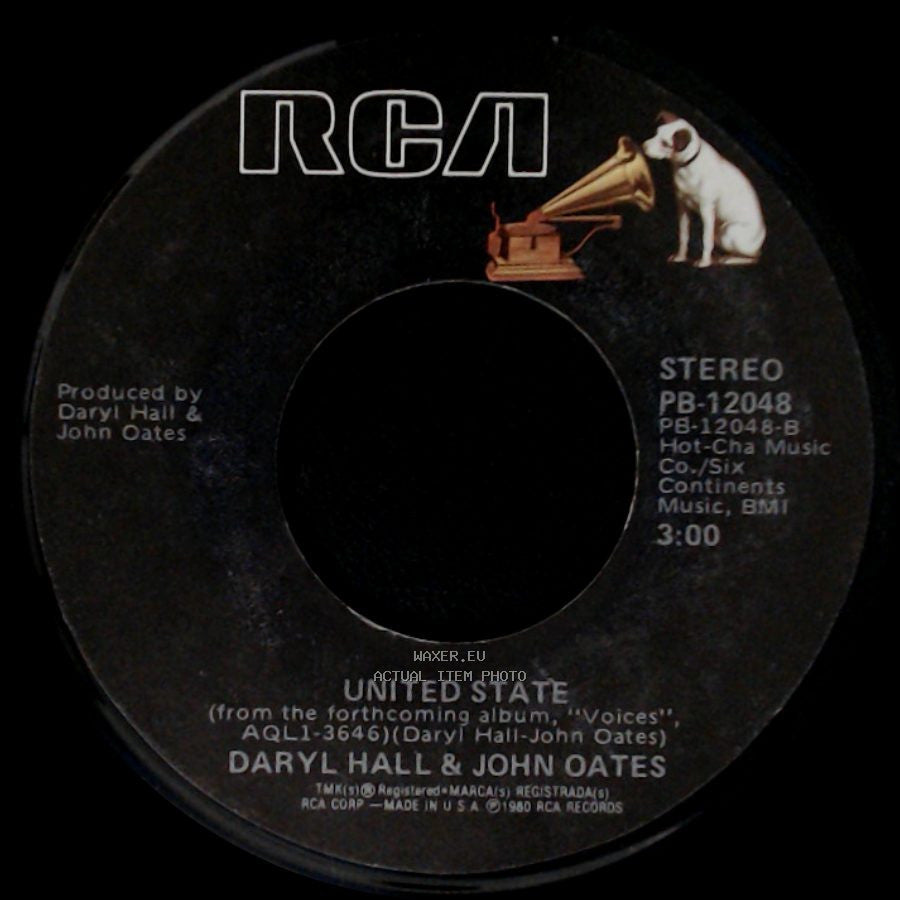 Daryl Hall & John Oates - United State / How Does It Feel To Be Back side A