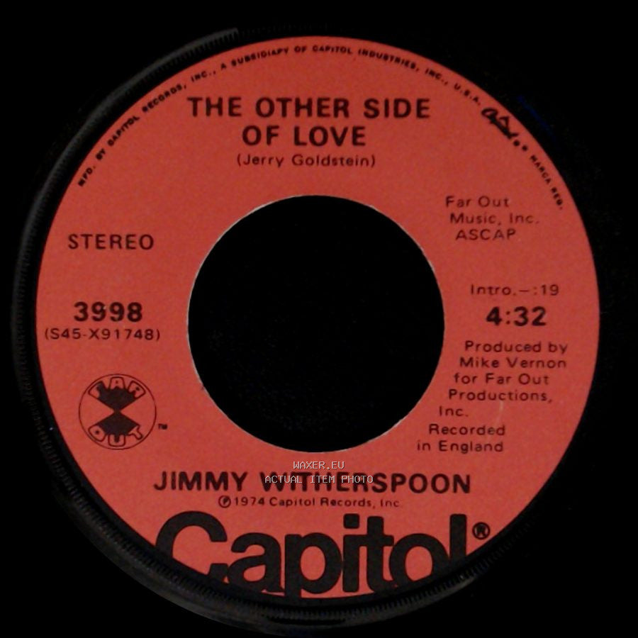 Jimmy Witherspoon - Love Is A Five Letter Word / The Other Side Of Love side B