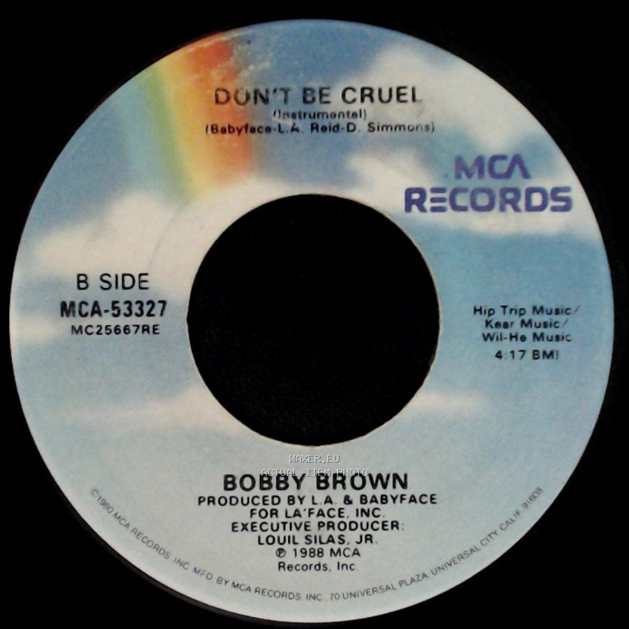Bobby Brown - Don't Be Cruel / Don't Be Cruel (Instrumental) side B