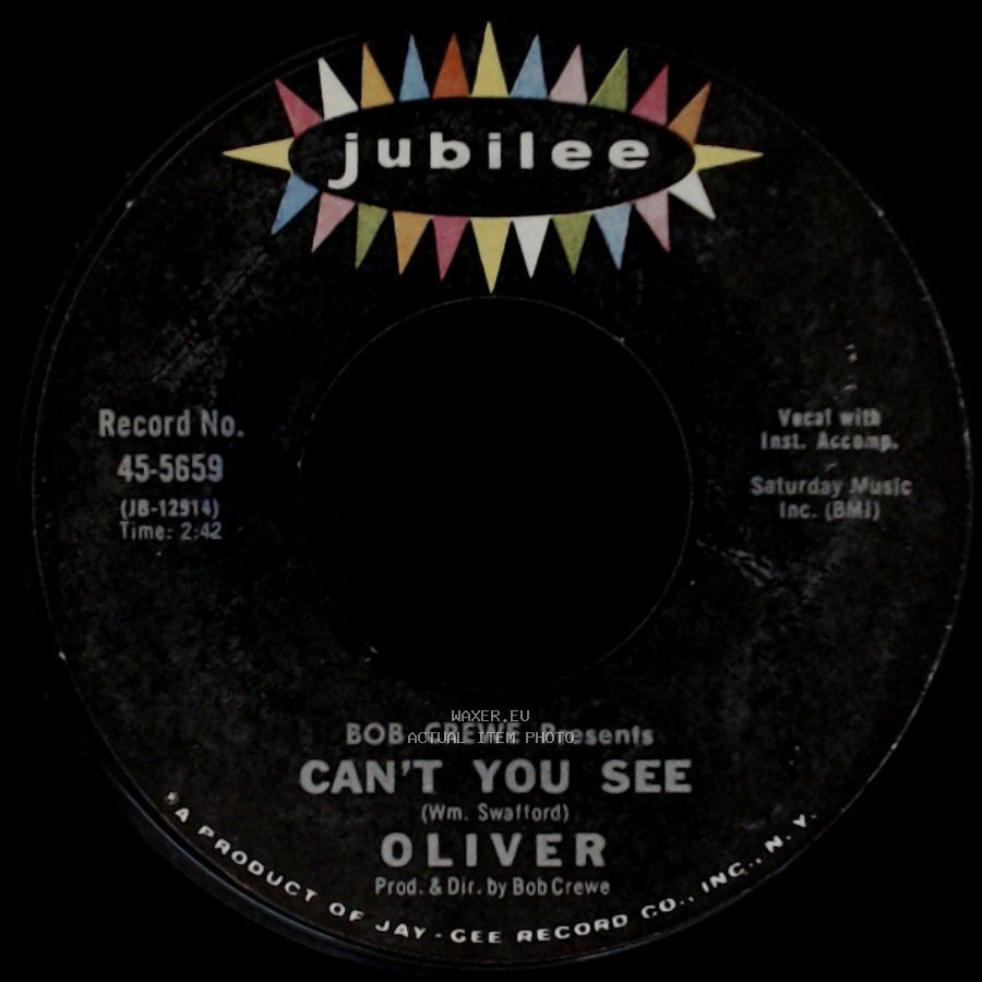 Oliver - Can't You See / Good Morning Starshine side A