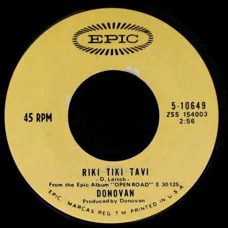 Donovan - Riki Tiki Tavi / Roots Of Oak side A