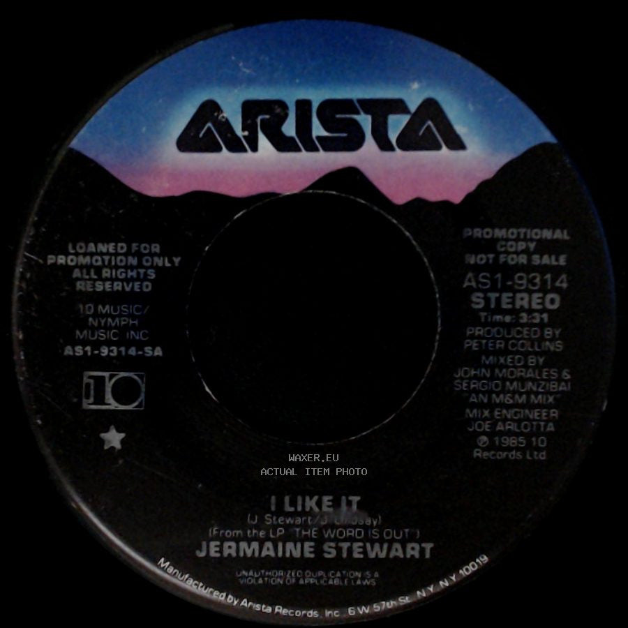Jermaine Stewart - I Like It / I Like It side A