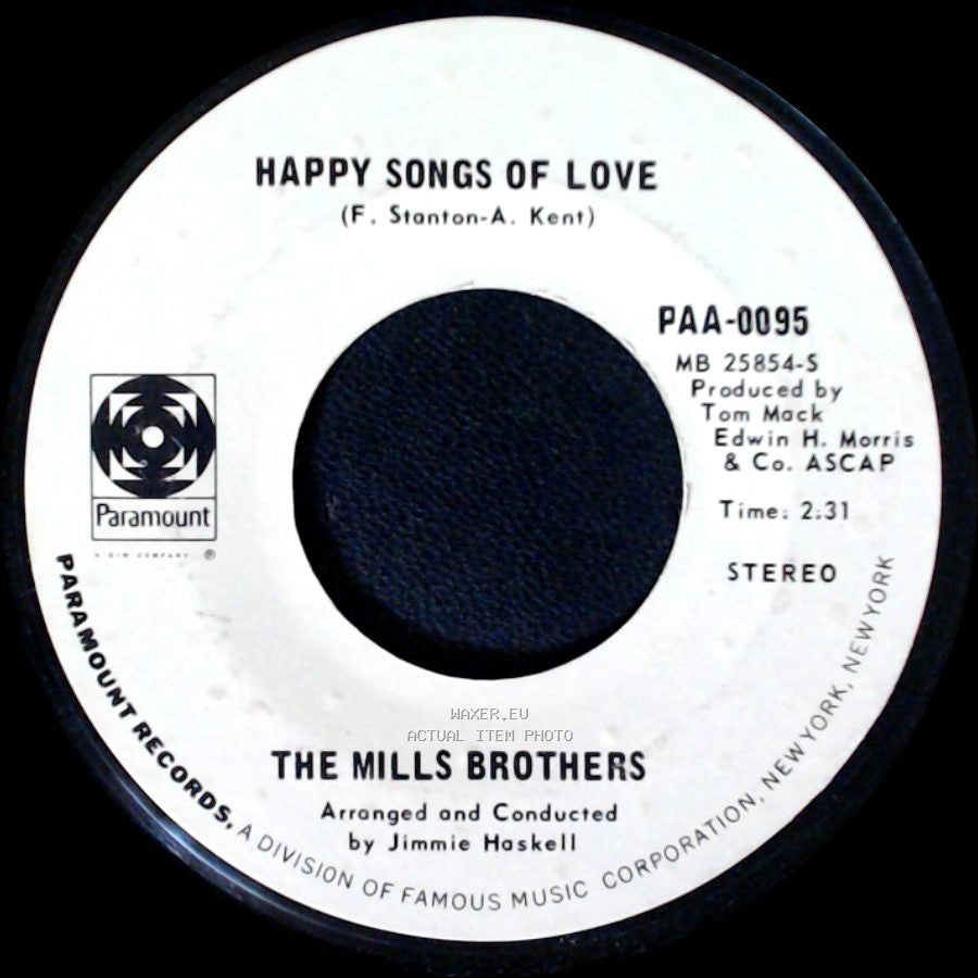 The Mills Brothers - I'm Sorry I Answered The Phone / Happy Songs Of Love side B
