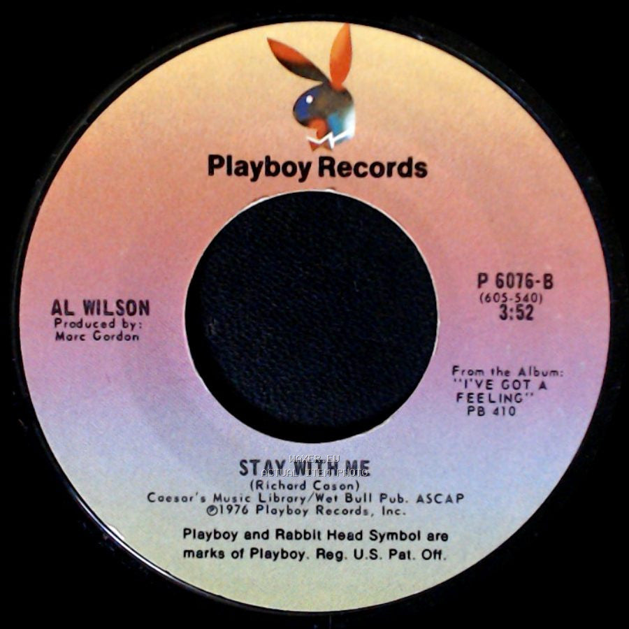 Al Wilson - Baby I Want Your Body / Stay With Me side B
