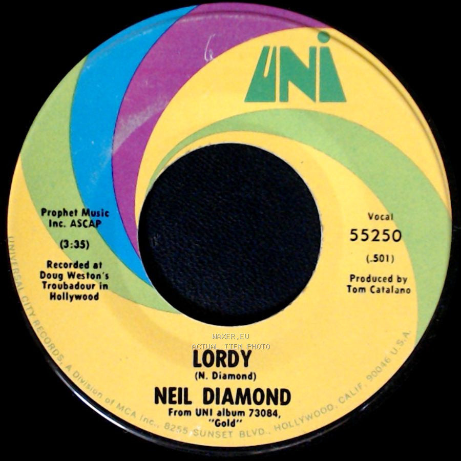 Neil Diamond - Lordy / Cracklin' Rosie side A