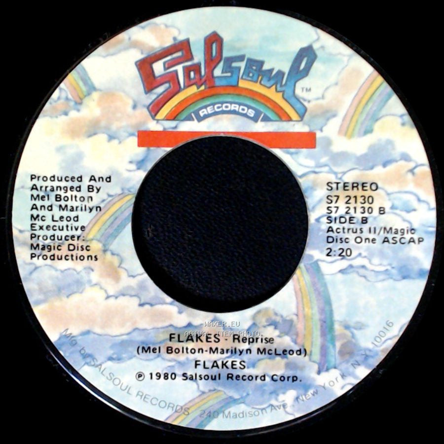Flakes - Hey There Lonely Girl / Reprise side B