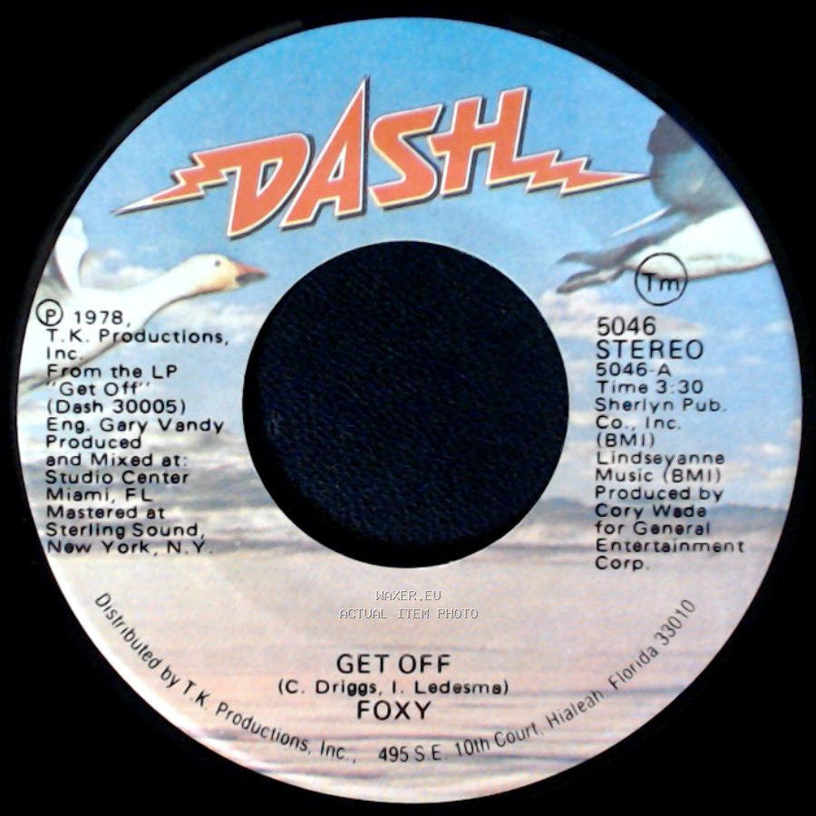 Foxy - You Make Me Hot / Get Off side B