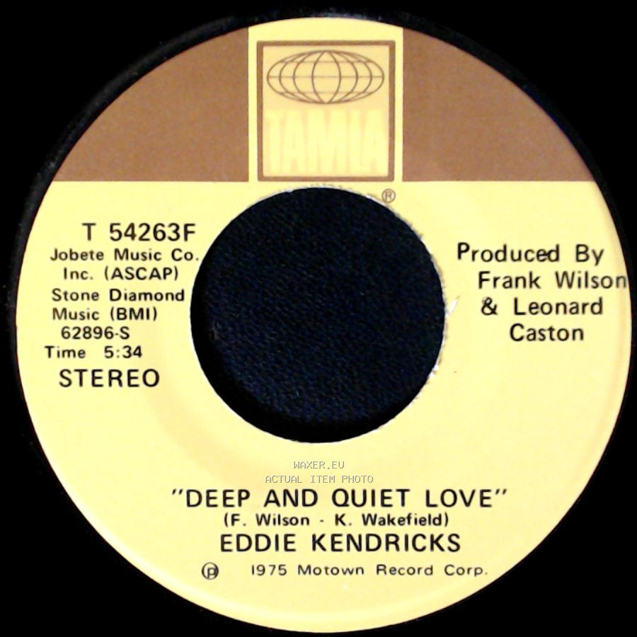 Eddie Kendricks - Deep And Quiet Love / Happy side A