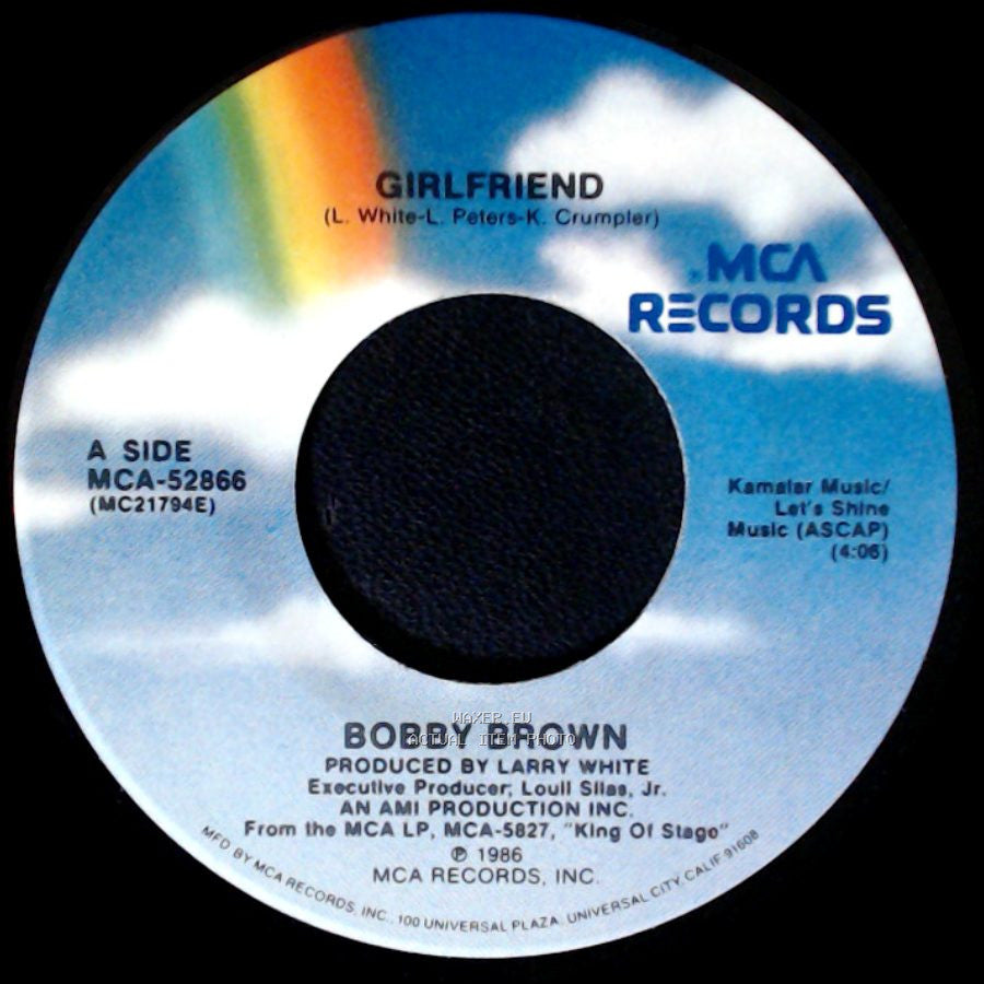 Bobby Brown - Girlfriend / Girlfriend (Sing-A-Long Version) side A
