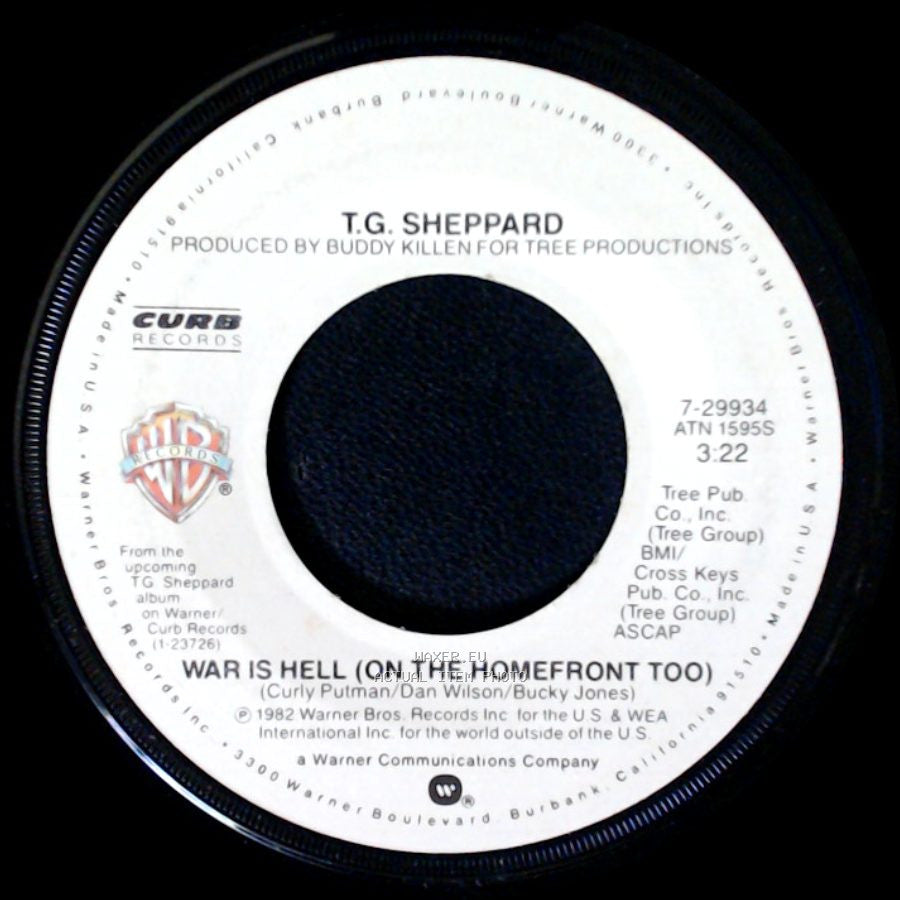 T.G. Sheppard - In Another Minute / War Is Hell (On The Homefront Too) side B