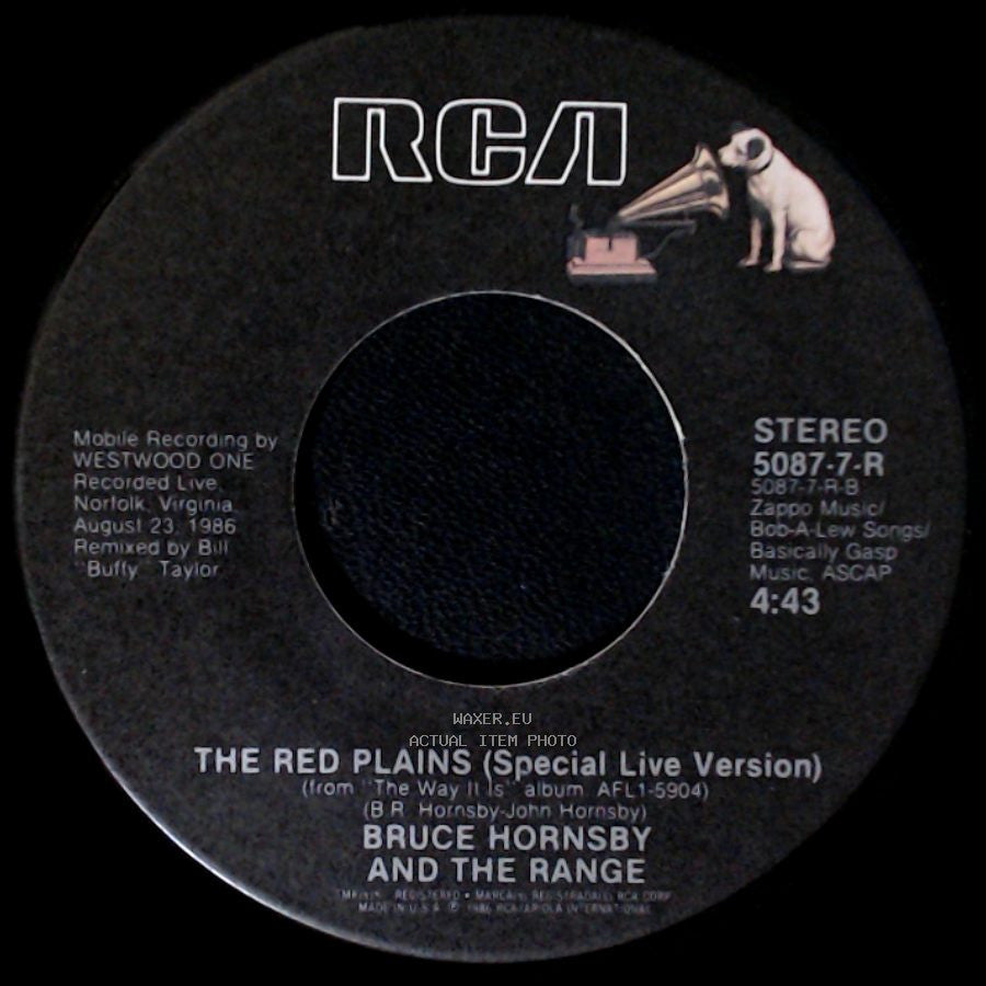 Bruce Hornsby And The Range - Mandolin Rain / The Red Plains (Special Live Version) side B