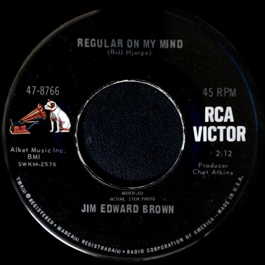 Jim Edward Brown - The Mounties / Regular On My Mind side B