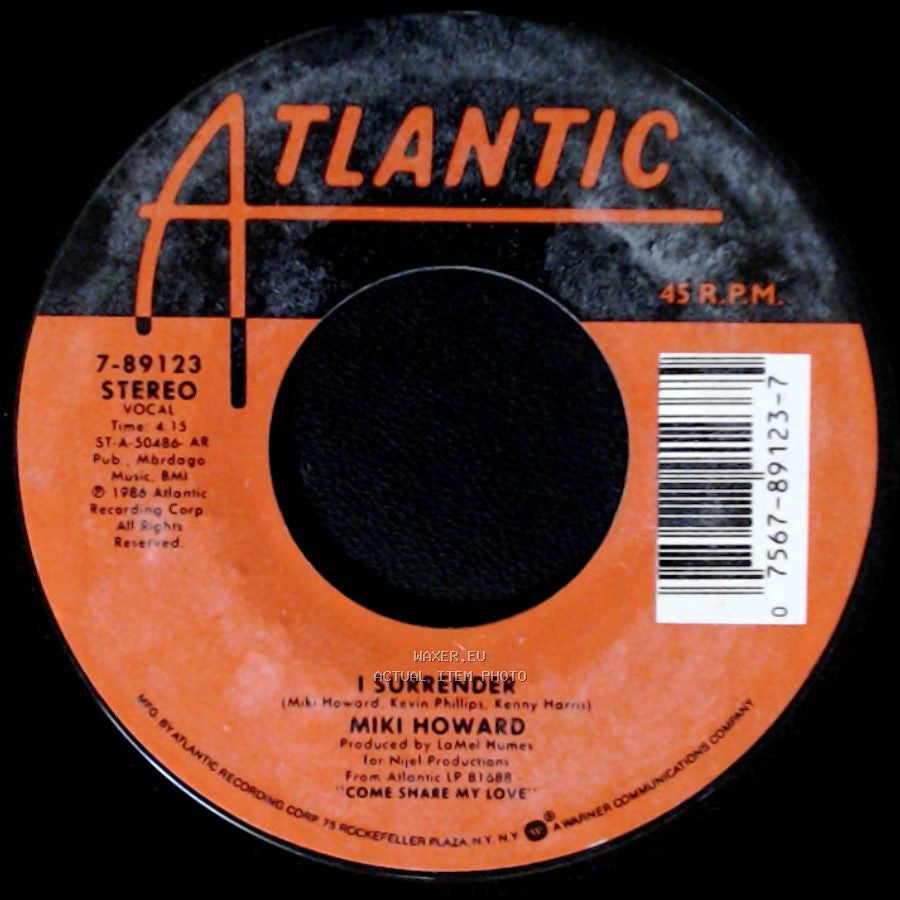 Miki Howard Duet With Gerald Levert / Miki Howard - That's What Love Is / I Surrender side B