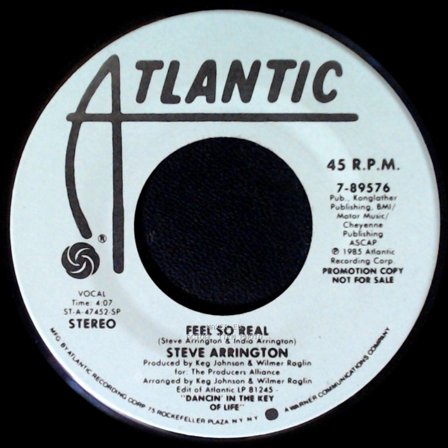 Steve Arrington - Feel So Real / Feel So Real side A