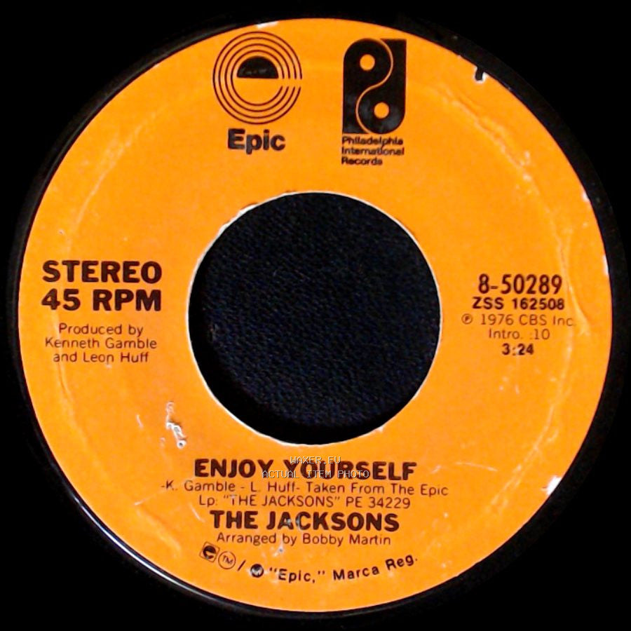 The Jacksons - Enjoy Yourself / Style Of Life side A