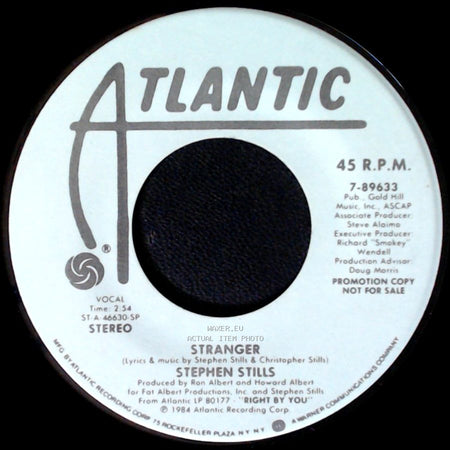 Stephen Stills - Stranger / Stranger side B