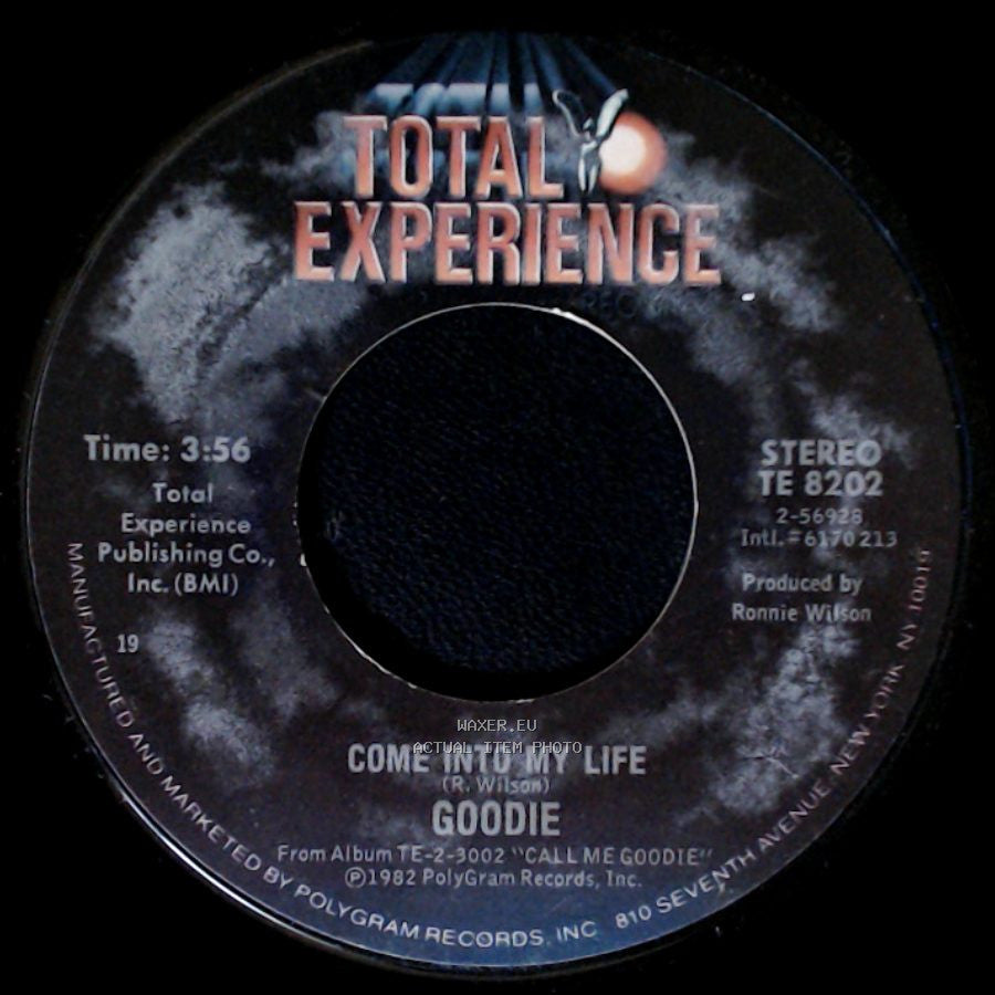 Goodie - Do Something / Come Into My Life side B