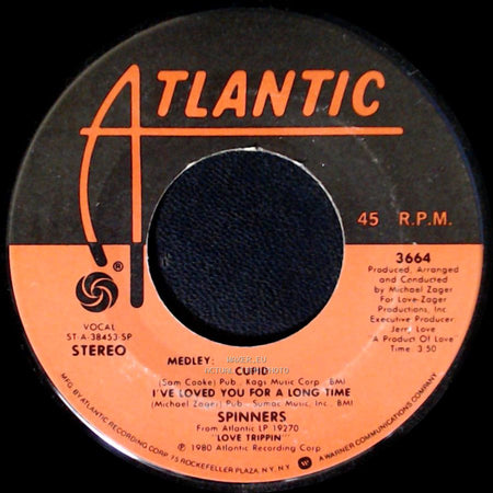 Spinners - Pipedream / Medley: Cupid / I've Loved You For A Long Time side B