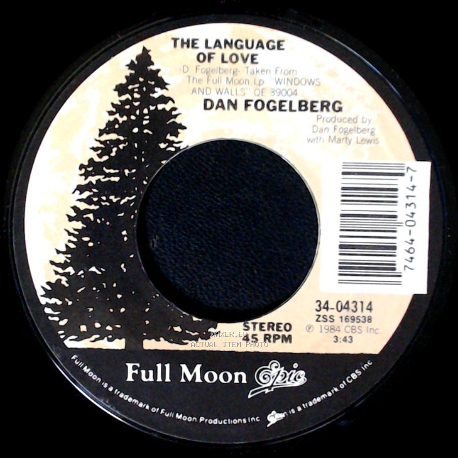 Dan Fogelberg - The Language Of Love / Windows And Walls side A