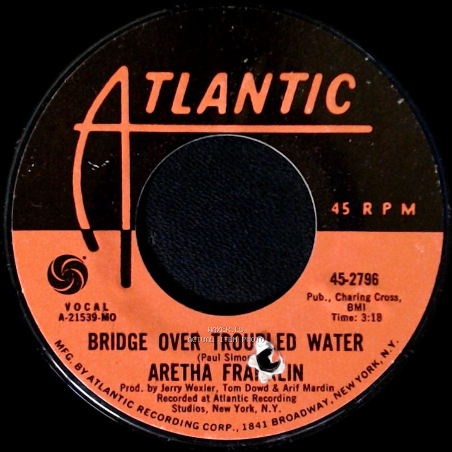 Aretha Franklin - Brand New Me / Bridge Over Troubled Water side B