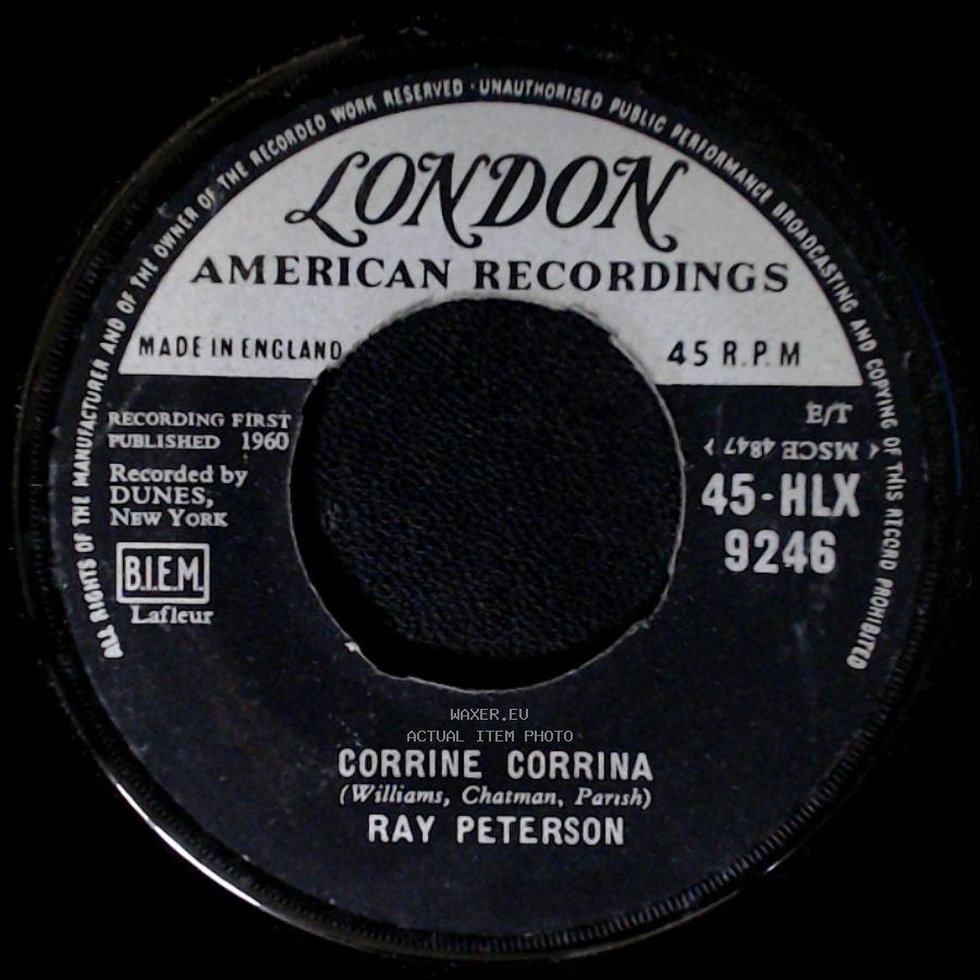 Ray Peterson - Corrine Corrina / Be My Girl side A