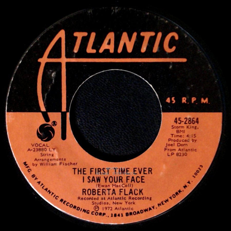 Roberta Flack - The First Time Ever I Saw Your Face / Trade Winds side A