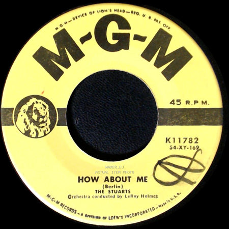 The Stuarts - Get Out And Get Under The Moon / How About Me side B