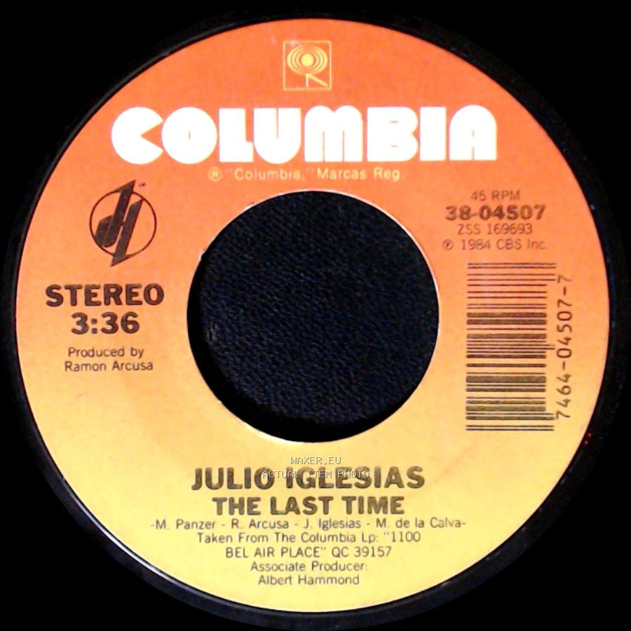 Julio Iglesias / Julio Iglesias & Diana Ross - The Last Time / All Of You side A