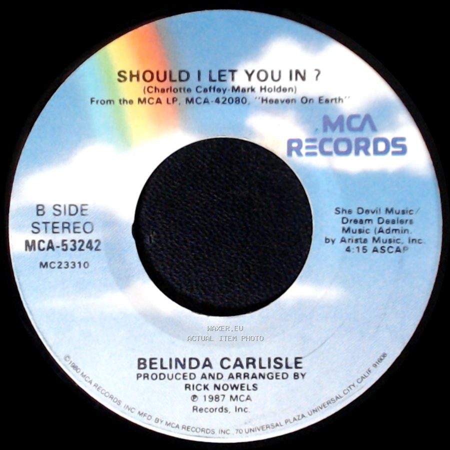 Belinda Carlisle - I Get Weak / Should I Let You In? side B