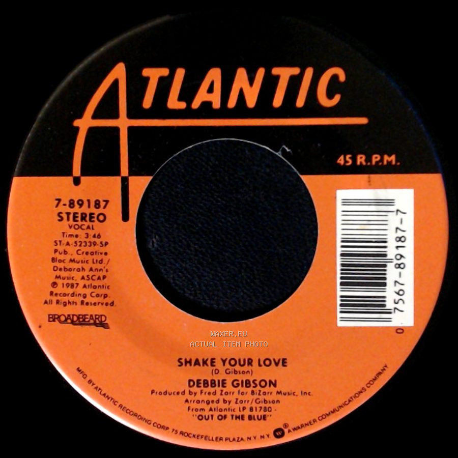 Debbie Gibson - Shake Your Love / Shake Your Love side A