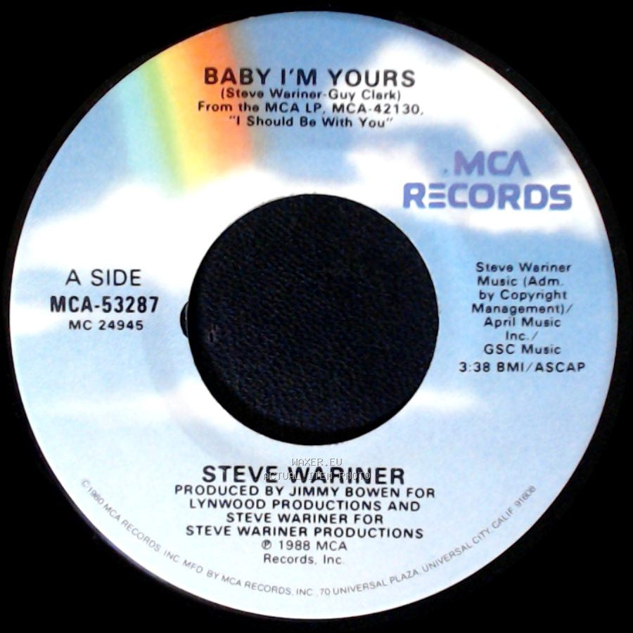 Steve Wariner - Baby I'm Yours / All That Matters side A
