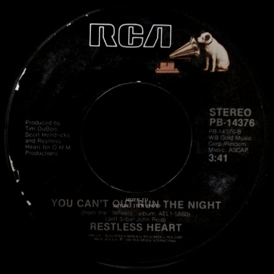 Restless Heart - You Can't Out Run The Night / That Rock Won't Roll side A