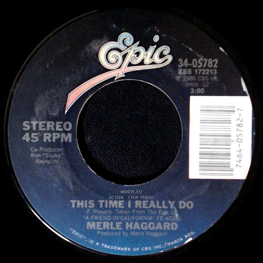 Merle Haggard - This Time I Really Do / I Had A Beautiful Time side A