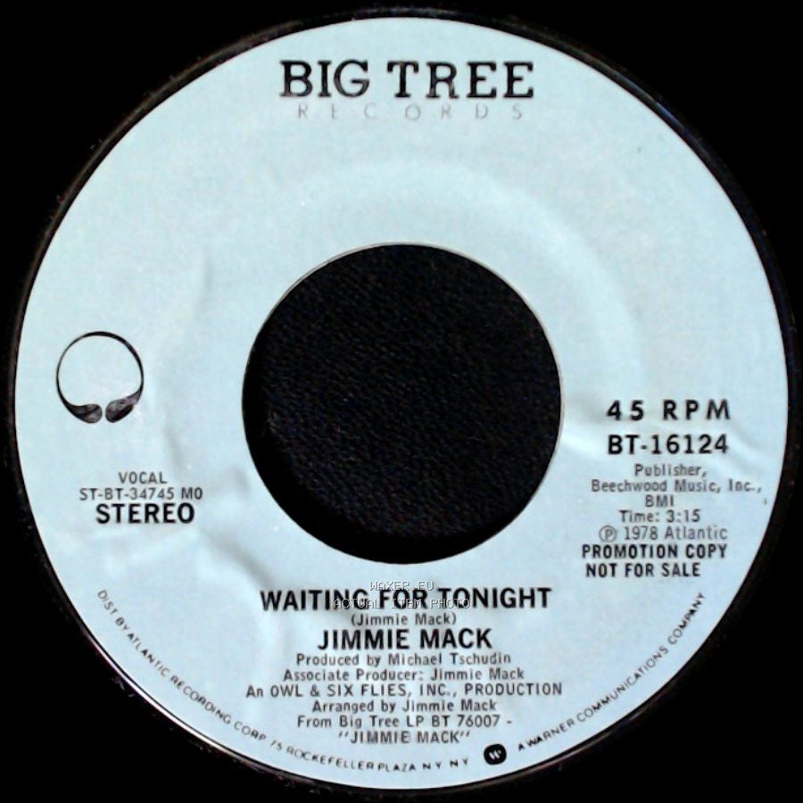 Jimmie Mack - Waiting For Tonight / Waiting For Tonight side B